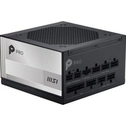 Alimentation interne Msi modulaire PRO A1000PL PCIE5 1000 W 80 PLUS Platinum Noir