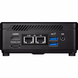 MSI Cubi 5 1M-496EU Intel Core 5 120U 16 Go DDR5-SDRAM 512 Go SSD Windows 11 Pro Mini PC Noir - Vue supplémentaire 4