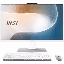 MSI Modern AM242P 1M-2097EU Intel Core 7 150U 60,5 cm (23.8") 1920 x 1080 pixels PC All-in-One 16 Go DDR5-SDRAM 512 Go SSD Windows 11 Pro Wi-Fi 6E (802.11ax) Blanc - Vue supplémentaire 2