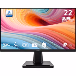 MSI PRO MP225 E12VL écran plat de PC 21.4" Full HD Noir - Vue supplémentaire 3