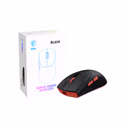 MSI Forge Gm340 Wireless Black souris Gaming Ambidextre RF sans fil + Bluetooth Optique 12000 DPI - Vue supplémentaire 2