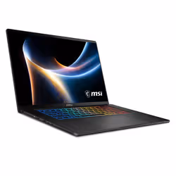 MSI Stealth 16 AI+ B3WH-002FR Copilot+ PC Intel Core Ultra 9 386H Ordinateur portable 40,6 cm (16") Quad HD+ 32 Go DDR5-SDRAM 1 To SSD GPU pour ordinateur portable NVIDIA GeForce RTX 5070 Ti Wi-Fi 7 (802.11be) Windows 11 Home Noir - Vue supplémentaire 3