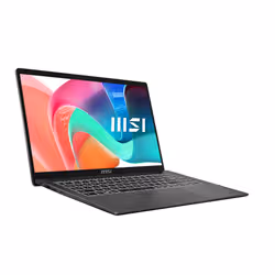 MSI Modern 15 F1MG-1245FRNN Intel Core 7 150U Ordinateur portable 39,6 cm (15.6") Full HD 16 Go DDR4-SDRAM 512 Go SSD Wi-Fi 6E (802.11ax) Windows 11 Pro Gris AZERTY Français - Vue supplémentaire 3