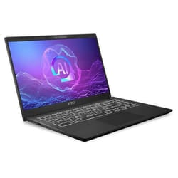 MSI Modern 15 H AI C2HMG-288FRNN Intel Core Ultra 5 225H PC portable 15.6" Full HD 16Go RAM 512Go SSD Wi-Fi 6E Win11 Noir AZERTY Français