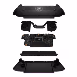 MSI Claw 8 EX AI+ CG3EM Launch Pack-008FR console de jeux portables 20,3 cm (8") 32 Go Écran tactile Wifi Violet - Vue supplémentaire 8