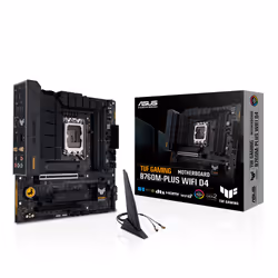 ASUS TUF GAMING B760M-PLUS WIFI D4, Intel, LGA 1700, Intel® Celeron®, Intel® Core™ i3, Intel® Core™ i5, Intel® Core™ i7, Inte ...