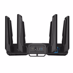 ASUS ROG Rapture GT-BE98 routeur sans fil 10 Gigabit Ethernet Quad-band (2.4 GHz / 5 GHz-1 / 5 GHz-2 / 6 GHz) Noir - Vue supplémentaire 4