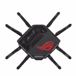 ASUS ROG Rapture GT-BE98 routeur sans fil 10 Gigabit Ethernet Quad-band (2.4 GHz / 5 GHz-1 / 5 GHz-2 / 6 GHz) Noir - Vue supplémentaire 7