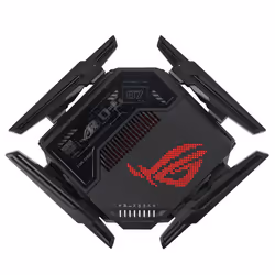 ASUS ROG Rapture GT-BE98 routeur sans fil 10 Gigabit Ethernet Quad-band (2.4 GHz / 5 GHz-1 / 5 GHz-2 / 6 GHz) Noir - Vue supplémentaire 8