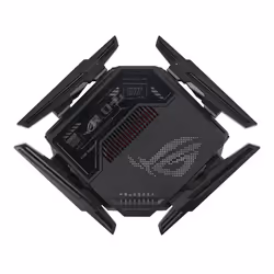ASUS ROG Rapture GT-BE98 routeur sans fil 10 Gigabit Ethernet Quad-band (2.4 GHz / 5 GHz-1 / 5 GHz-2 / 6 GHz) Noir - Vue supplémentaire 9