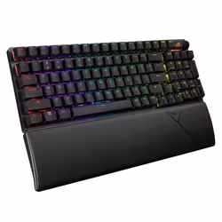ASUS ROG Strix Scope II 96 Wireless clavier USB + RF Wireless + Bluetooth QWERTY Français Noir - Vue supplémentaire 5