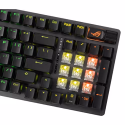 ASUS ROG Strix Scope II 96 Wireless clavier USB + RF Wireless + Bluetooth QWERTY Français Noir - Vue supplémentaire 9