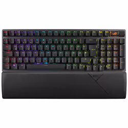 ASUS ROG Strix Scope II 96 Wireless, Avec fil &sans fil, USB + RF Wireless + Bluetooth, Clavier mécanique, QWERTY, LED RGB, N ...