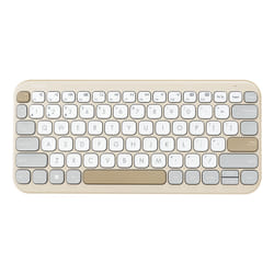 ASUS KW100 KEYBOARD/BG/UI/80 clavier Maison Bluetooth Beige, Avoine