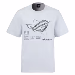 ASUS ROG PixelVerse, Tee-shirt, Adulte, Unisexe, Gris, M, SML