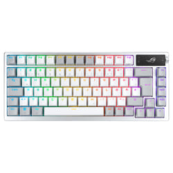 ASUS ROG Azoth White clavier USB + RF Wireless + Bluetooth QWERTZ Allemand Blanc