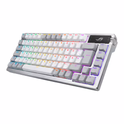 ASUS ROG Azoth White clavier USB + RF Wireless + Bluetooth QWERTZ Allemand Blanc