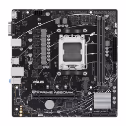 ASUS PRIME A620M-K, AMD, Emplacement AM5, AMD Ryzen 5 7th Gen, AMD Ryzen 7 7th Gen, AMD Ryzen 9 7th Gen, Emplacement AM5, DDR ...