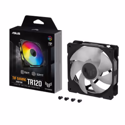 ASUS TUF Gaming TR120 ARGB Fan - Single Pack, Ventilateur, 12 cm, Noir
