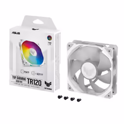 ASUS TUF GAMING TR120 ARGB 1-pack White Boitier PC Refroidisseur d'air 12 cm Blanc - Vue supplémentaire 9
