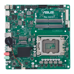 ASUS PRO H610T-CSM, AMD, LGA 1700, Intel® Celeron®, Intel® Core™ i3, Intel® Core™ i5, Intel® Core™ i7, Intel® Core™ i9,..., D ...