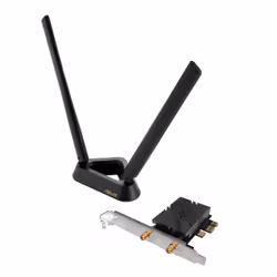 ASUS PCE-BE92BT, Avec fil &sans fil, PCI Express, WLAN / Bluetooth, Wi-Fi 7 (802.11be), 5764 Mbit/s, Noir