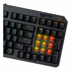 ASUS TUF Gaming K3 Gen II clavier Jouer USB QWERTY Français Noir - Vue supplémentaire 8
