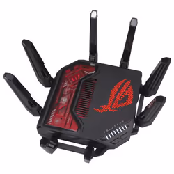 ASUS ROG Rapture GT-BE19000 routeur sans fil Multi-Gigabit Ethernet Tri-bande (2,4 GHz / 5 GHz / 6 GHz) Noir, Rouge - Vue supplémentaire 6
