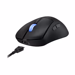 ASUS ROG Keris II Ace Wireless AimPoint Black souris Droitier RF Wireless + Bluetooth + USB Type-A Optique 42000 DPI - Vue supplémentaire 7