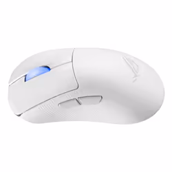 ASUS ROG Keris II Ace Wireless AimPoint White souris Droitier RF Wireless + Bluetooth + USB Type-A Optique 42000 DPI - Vue supplémentaire 4