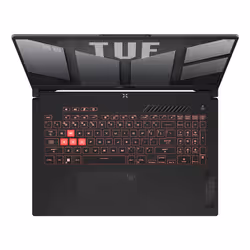 ASUS TUF Gaming A17 FA707NU-HX058W Ryzen 5 7535HS 17.3" Full HD 16Go 512Go SSD RTX 4050 Noir, Gris