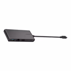 ASUS Dock 4K, Avec fil, USB 3.2 Gen 2 (3.1 Gen 2) Type-C, 100 W, 1000 Mbit/s, Noir, 10 Gbit/s