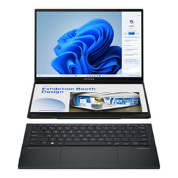 ASUS Zenbook Duo UX8406MA-QL114W Intel Core Ultra 5 125H Hybride (2-en-1) 35,6 cm (14") Écran tactile WUXGA 16 Go LPDDR5x-SDRAM 512 Go SSD Wi-Fi 6E (802.11ax) Windows 11 Home Allemand Gris