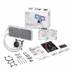 ASUS ROG Strix LC III 240 ARGB White Edition Processeur Kit de refroidissement du liquide 12 cm Blanc - Vue supplémentaire 8