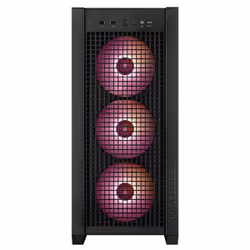 ASUS TUF Gaming GT302 ARGB, Midi Tower, PC, Noir, EATX, ATX, micro ATX, Mini-ITX, Multicolore, 16,5 cm