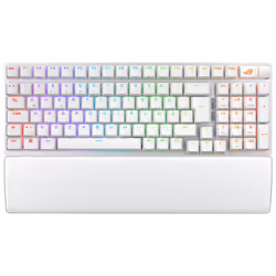 ASUS ROG Strix Scope II 96 Wireless, Avec fil &amp;sans fil, USB + RF Wireless + Bluetooth, Clavier mécanique, QWERTZ, LED RG ...