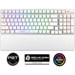 Clavier de jeu - ASUS - ROG STRIX SCOPE II 96 WIRELESS - Mécanique - Rétro-éclairé - Blanc