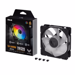 ASUS TUF Gaming TR120 ARGB Reverse Fan - Single Pack Boitier PC Ventilateur 12 cm Noir - Vue supplémentaire 9