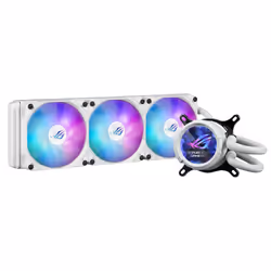 ASUS ROG Strix LC III 360 ARGB White Edition, Refroidisseur de liquide tout-en-un, 12 cm, Blanc