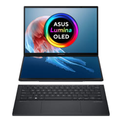 ASUS Zenbook Duo UX8406MA-QL396W Intel Core Ultra 9 185H Hybride (2-en-1) 35,6 cm (14") Écran tactile WUXGA 32 Go LPDDR5x-SDRAM 1 To SSD Wi-Fi 6E (802.11ax) Windows 11 Home Gris