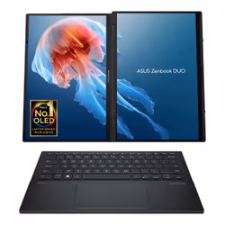 ASUS Zenbook Duo UX8406MA-QL396W Intel Core Ultra 9 185H Hybride (2-en-1) 35,6 cm (14") Écran tactile WUXGA 32 Go LPDDR5x-SDRAM 1 To SSD Wi-Fi 6E (802.11ax) Windows 11 Home Gris
