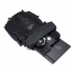 ASUS ROG Archer ErgoAir sac à dos Sac à dos de jeu Noir EVA (Acétate de vinyle d'éthylène), Lycra, Nylon