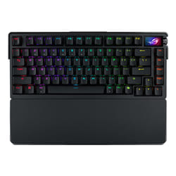 ASUS ROG Azoth Extreme clavier Jouer USB + RF Wireless + Bluetooth QWERTZ Français Noir