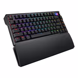 ASUS ROG Azoth Extreme clavier Jouer USB + RF Wireless + Bluetooth QWERTZ Français Noir - Vue supplémentaire 7