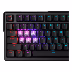 ASUS ROG Azoth Extreme clavier Jouer USB + RF Wireless + Bluetooth QWERTZ Français Noir - Vue supplémentaire 8