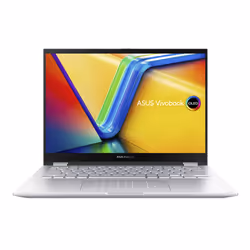 ASUS Vivobook S 14 Flip OLED TP3402VA-DRKN451W Intel® Core™ i9 i9-13900H Hybride (2-en-1) 35,6 cm (14") Écran tactile 2.8K 16 Go DDR4-SDRAM 1 To SSD Wi-Fi 6E (802.11ax) Windows 11 Home Argent