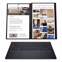 ASUS Zenbook Duo UX8406MA-DRPZ412W Intel Core Ultra 9 185H 2-en-1 14" Tactile 3K 32Go 1To SSD Gris