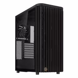 ASUS ProArt PA401 Wood TG PWM (Black), Tower, PC, Noir, ATX, Verre trempé, 16 cm