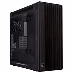 ASUS ProArt PA602 Wood Edition, Midi Tower, PC, Noir, ATX, DTX, EATX, micro ATX, Mini-DTX, Mini-ITX, Bois, 19 cm