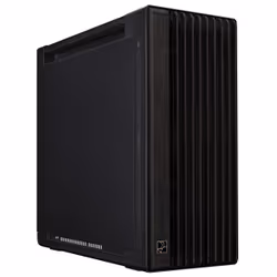 ASUS ProArt PA602 Wood Edition – Metal Panel, Midi Tower, PC, Noir, ATX, DTX, EATX, micro ATX, Mini-DTX, Mini-ITX, maison/bur ...
